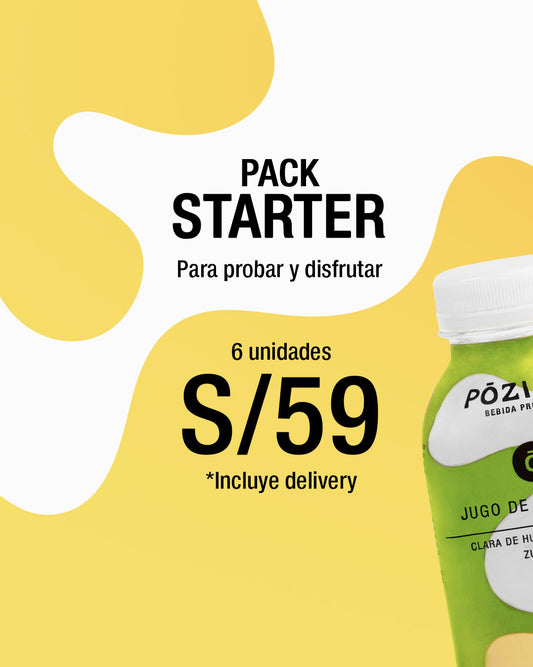 Pack Starter | PÓZIMA Bebida Proteica lista para tomar | 6 botellas